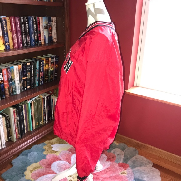 Mens Vintage Red Champion Windbreaker Size L - Picture 3 of 6